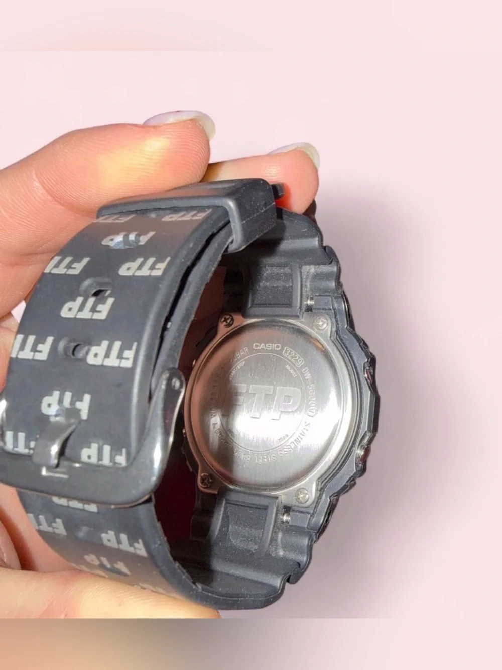 FTP x GSHOCK digital watch collab